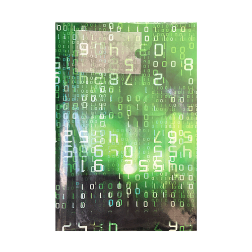 Plastic Name Holder Stickers x 2