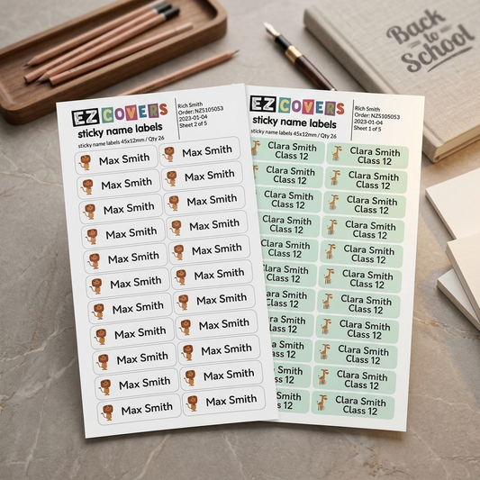 Personalised Name Labels