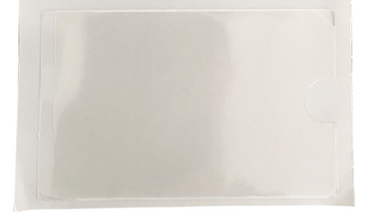 Plastic Name Holder Sticker & Card