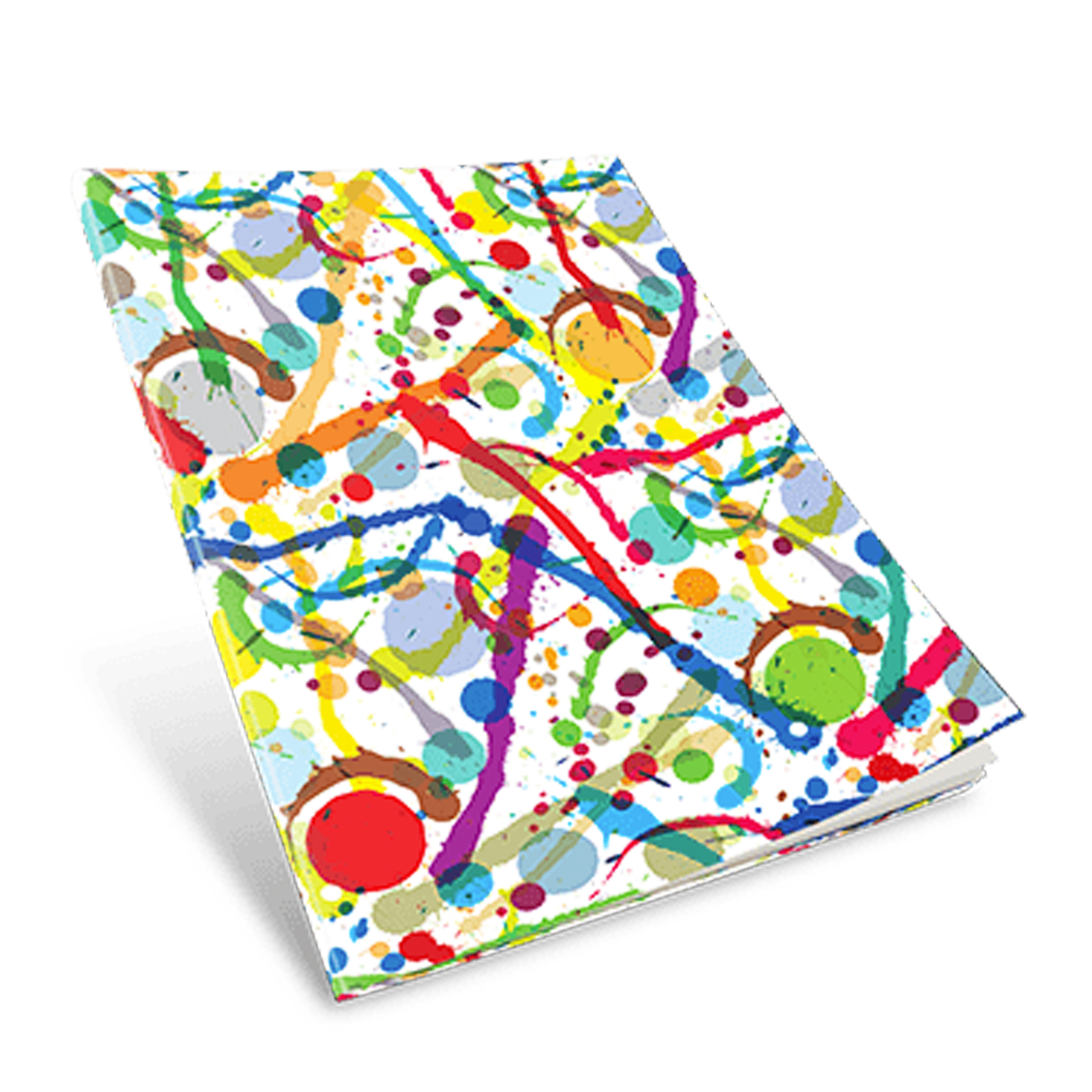 Paint Splatters School Book Covers | EZ Covers Australia