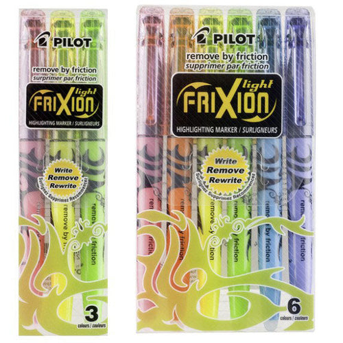 Frixion Light Erasable Highlighters