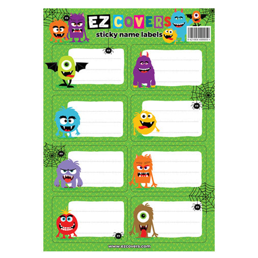 Sticky Name Labels x 8
